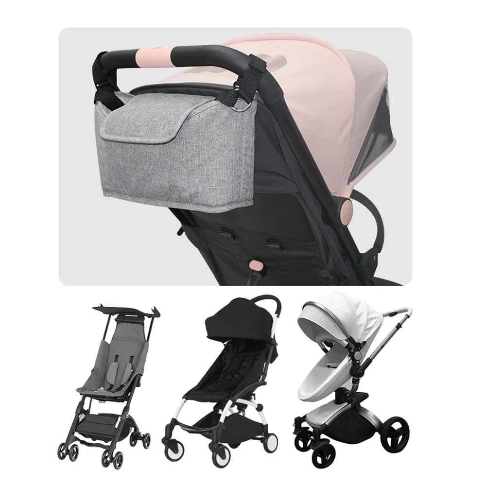 Baby Stroller Hanging Bag Storage Bag Multifunctional Bottle Water Cup Holder Pram Travel Organizer