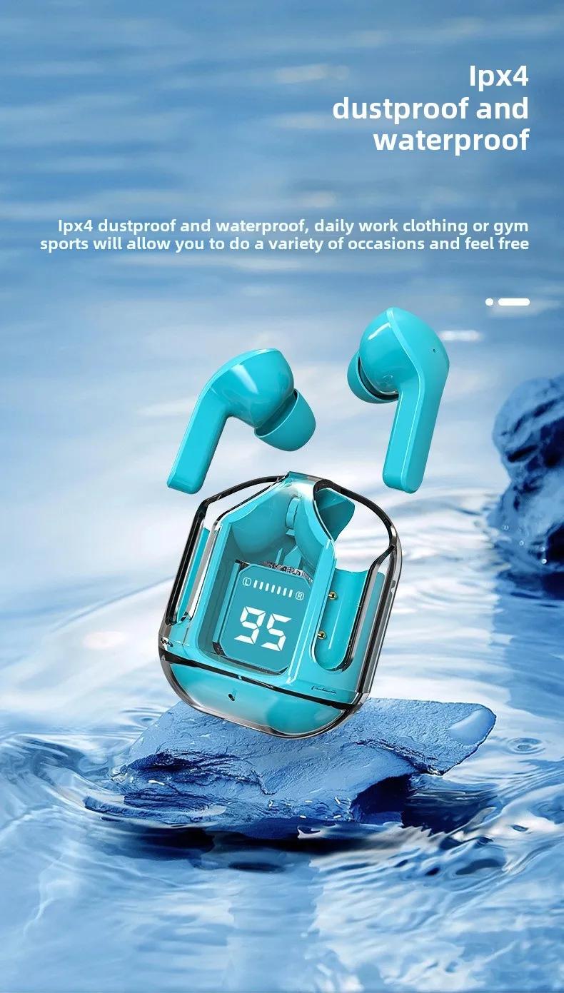 New In-Ear True Wireless TWS Bluetooth Headset Digital Display LED Power Supply