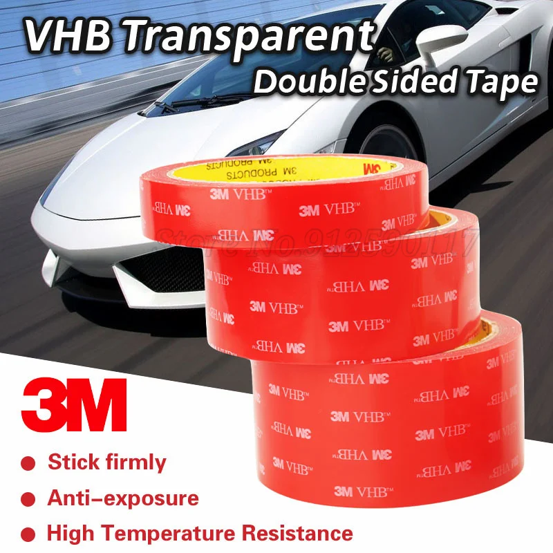 3MVHBDoubleSidedTapeHighViscosityHeavyDutyTracelessWaterproof