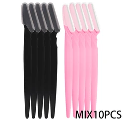 Precision Dermaplaning Razor Set for Effortless Facial Grooming (BlackPink 10pcs)