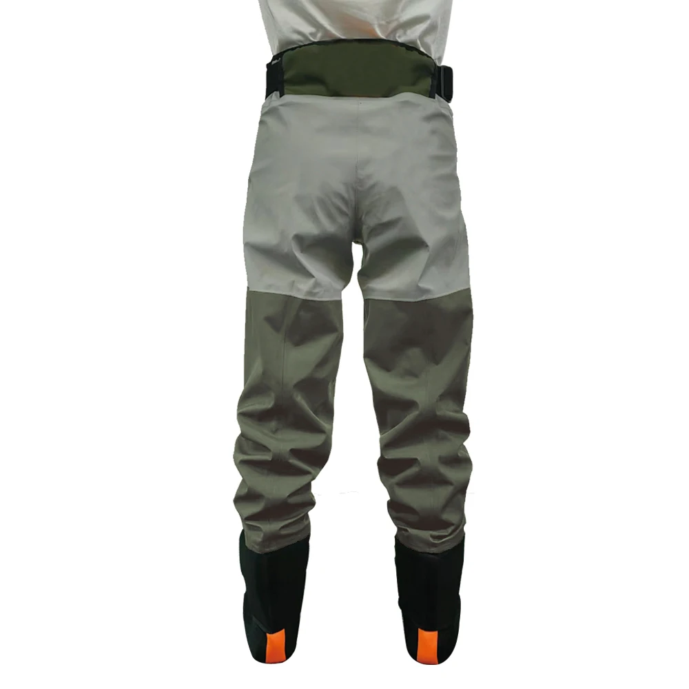Breathable Waterproof Fly Fishing Waist Waders Stockingfoot High Pant Wader Durable Duck Hunting Wading Pants wading pants,men fishing pants