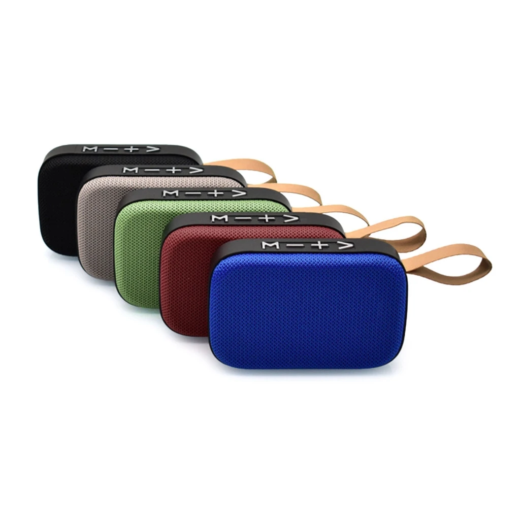 

Bluetooth-compatible Speaker Wireless Stereo Sound Music Subwoofer SoundBox Built-in-Mic AUX TF Card for PC Smartphone Dropship