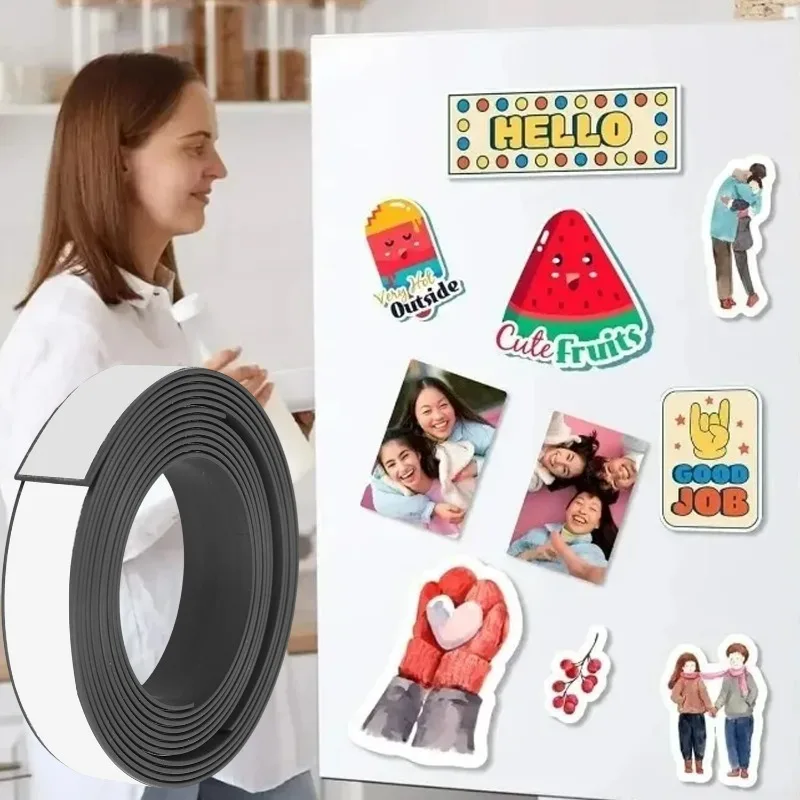 Self-Adhesive Flexible Magnetic Strips