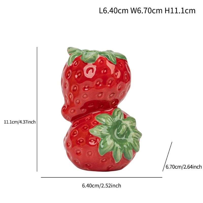 Ceramic Fruit Shaped Candlestick Modern Home Decor