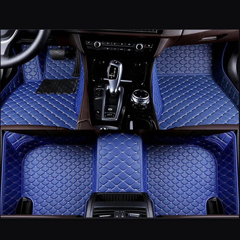 Leather Car Floor Mats For Renault Clio 2002 2007 2008 2016 2017 2018