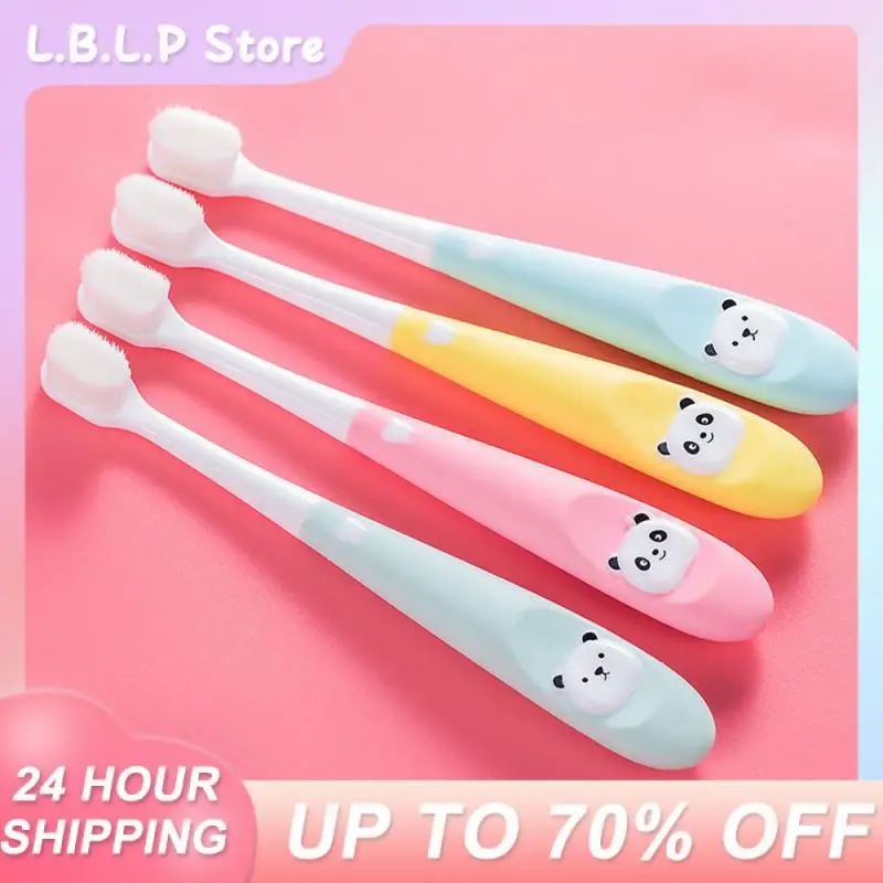 All-round Cleaning Baby Brush Teeth Whitening Portable Toothbrush Easy To Wash Tooth Brush Super Soft Hair Children Toothbrush