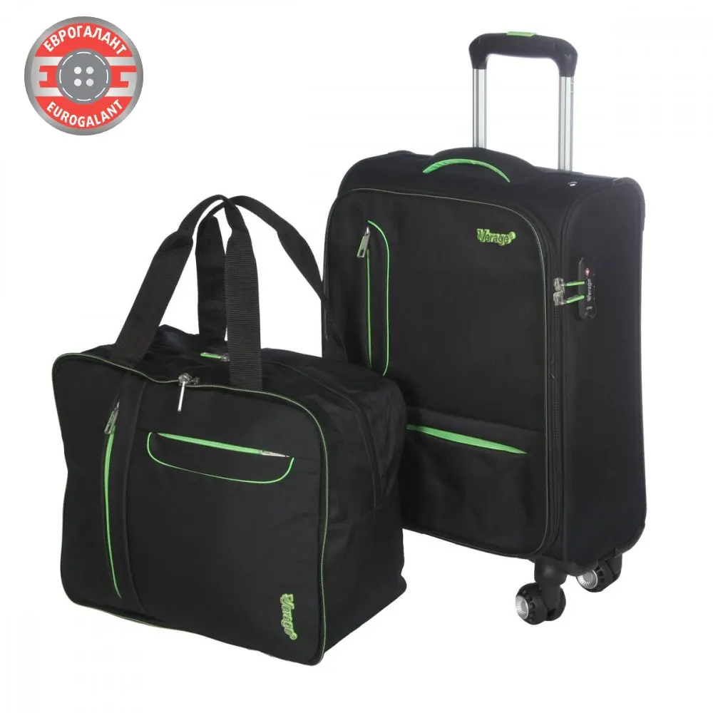 Suitcase retail gm16014w18.5 fabric case with expander ultra light double silent wheels code lock TSA durable |