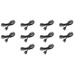 1.8M USB Charging Cable with Magnetic Ring for Wireless Game Console Controllers (10pcs)
