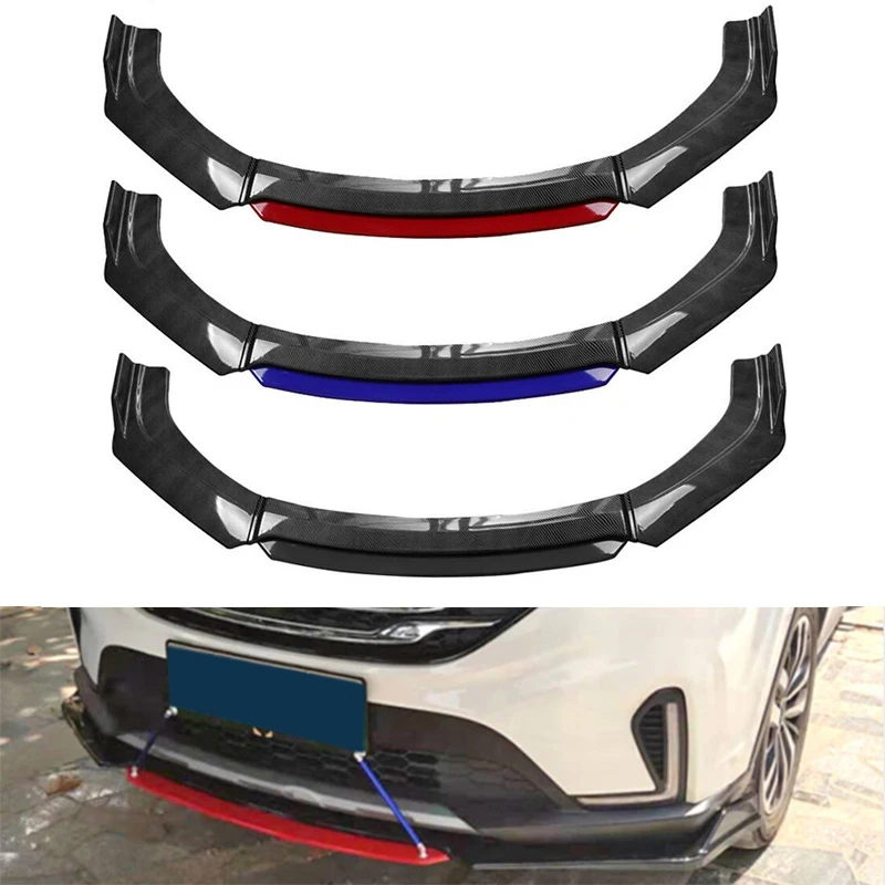 Paraurti Universale Auto Paraurti Anteriore Lip Splitter Paraurti Universale Spoiler Diffusore Lip Kit Per Bmw E46 E90 E60 E36 Accessori Auto