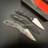 C11 Tactical Folding Knife with Nylon Handle, Spear Point Stainless Steel Blade for Outdoor Camping & Survival EDC Pocket Knife 1