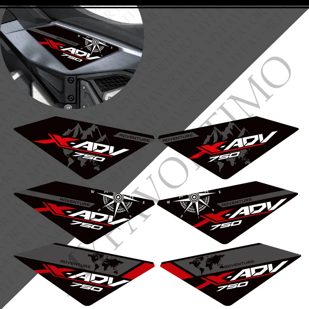 For Honda X-ADV XADV X ADV 750 Accessories Motorcycle Waterproof Decal Body Fender Shell Stickers XADV750 2021 - 2024