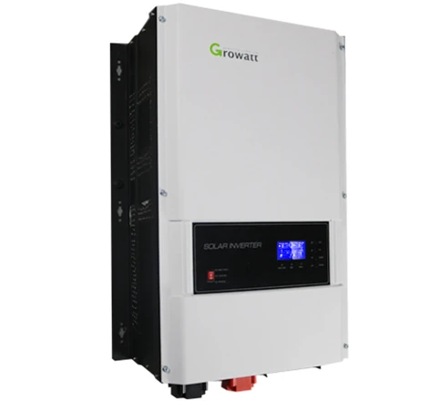 HV-1 growatt solar inverter 5kw 4kw 6kw 8kw 10kw 12kw MPPT Controller power Converter Off Grid with a built-in charger |
