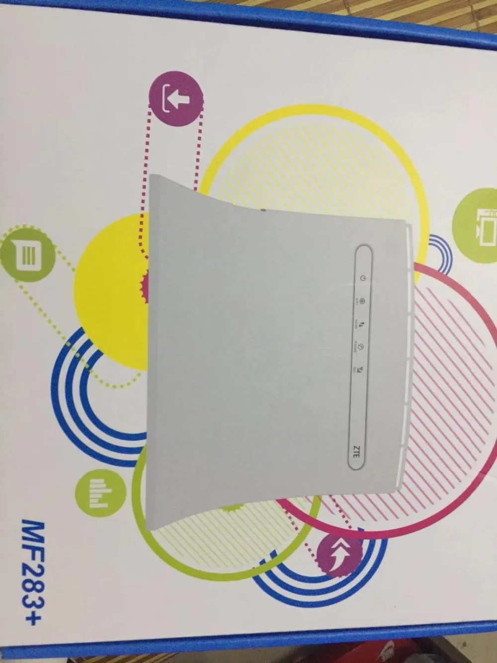 Zte-roteador Wi-fi sem Fio Roteador de Modem Gateway sem Fio Hotspot 4g Lte Mf283 Mf283 Mf283 - Imagem 2