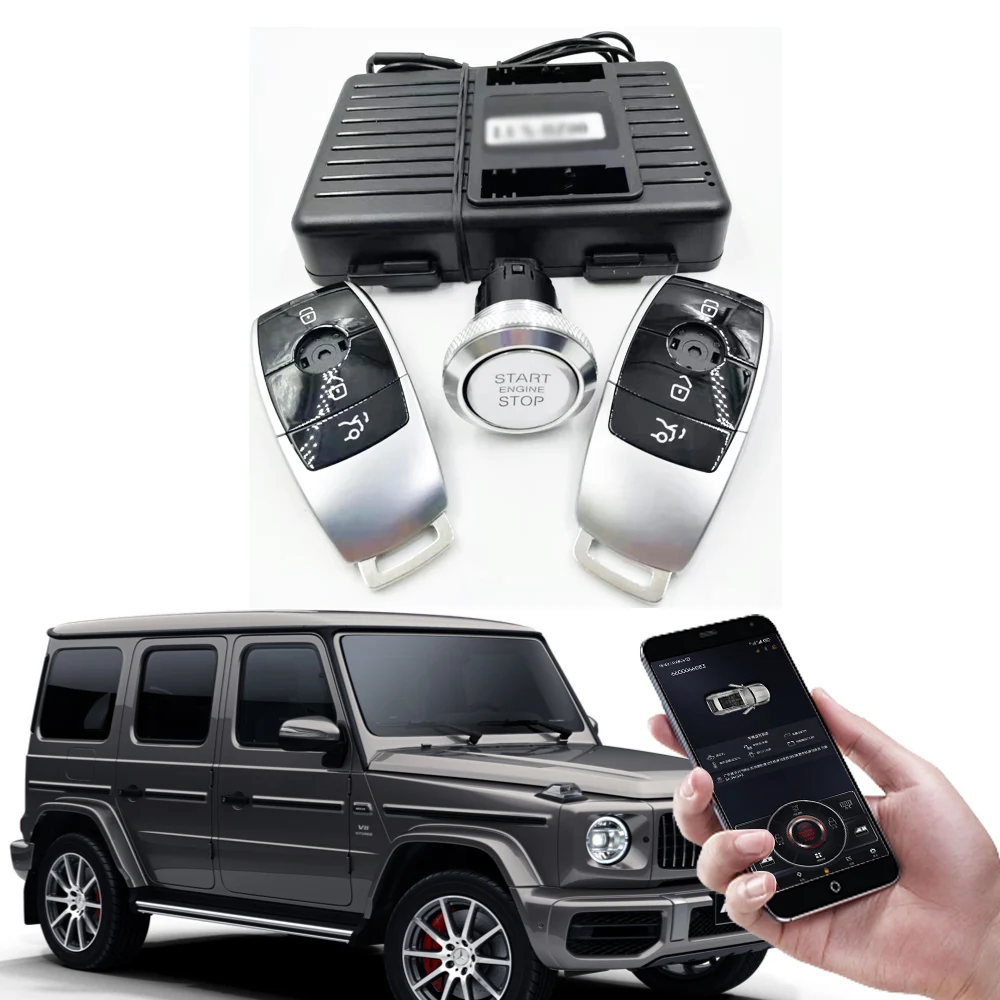 

Кнопка старт-стоп для Mercedes Benz G W463 Class 2004-2021, дистанционная стартовая система без ключа, новый умный ключ, автомобильные аксессуары