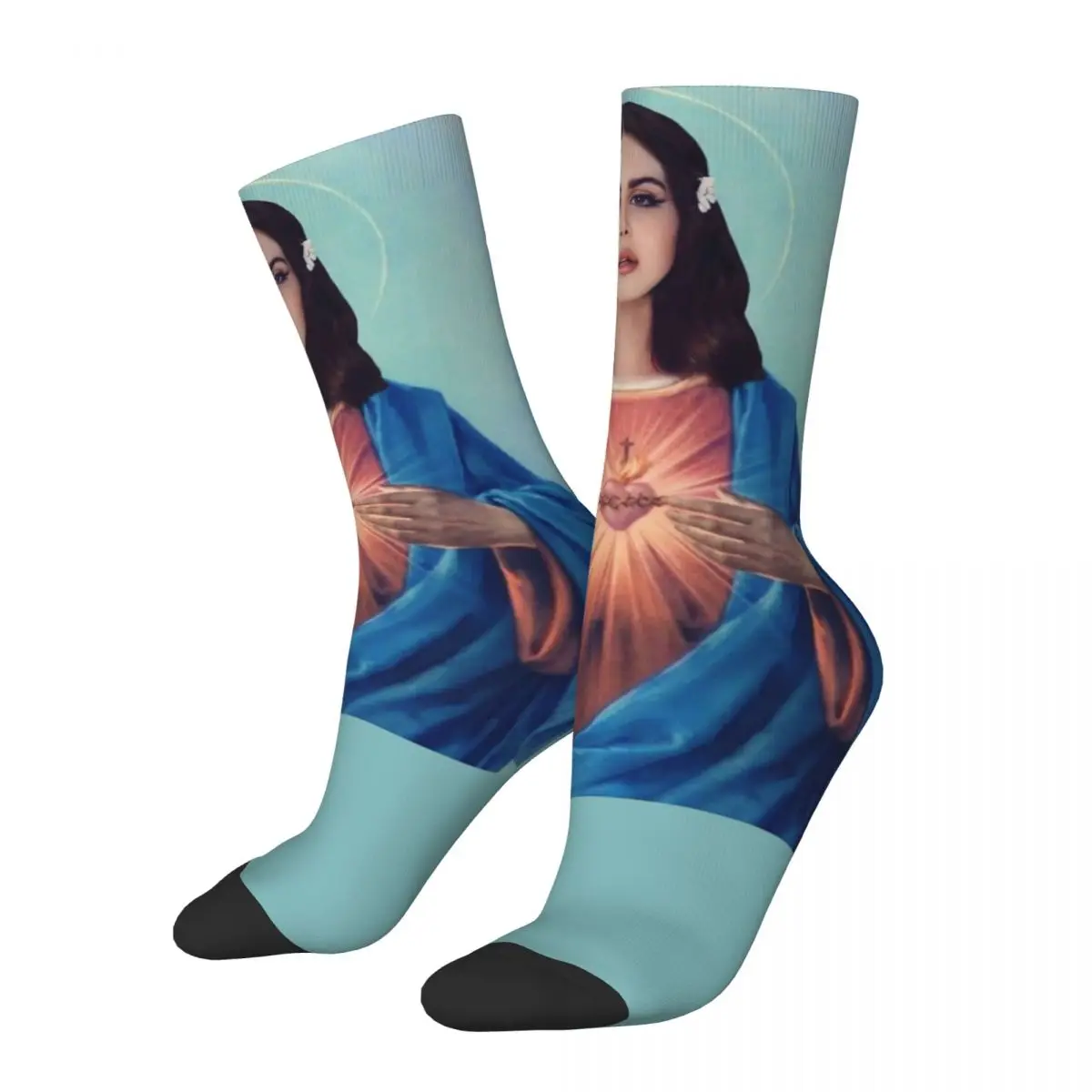 

Angel Lana Del Rey Socks Merchandise For Men Women Skateboard Socks Soft Best Gifts