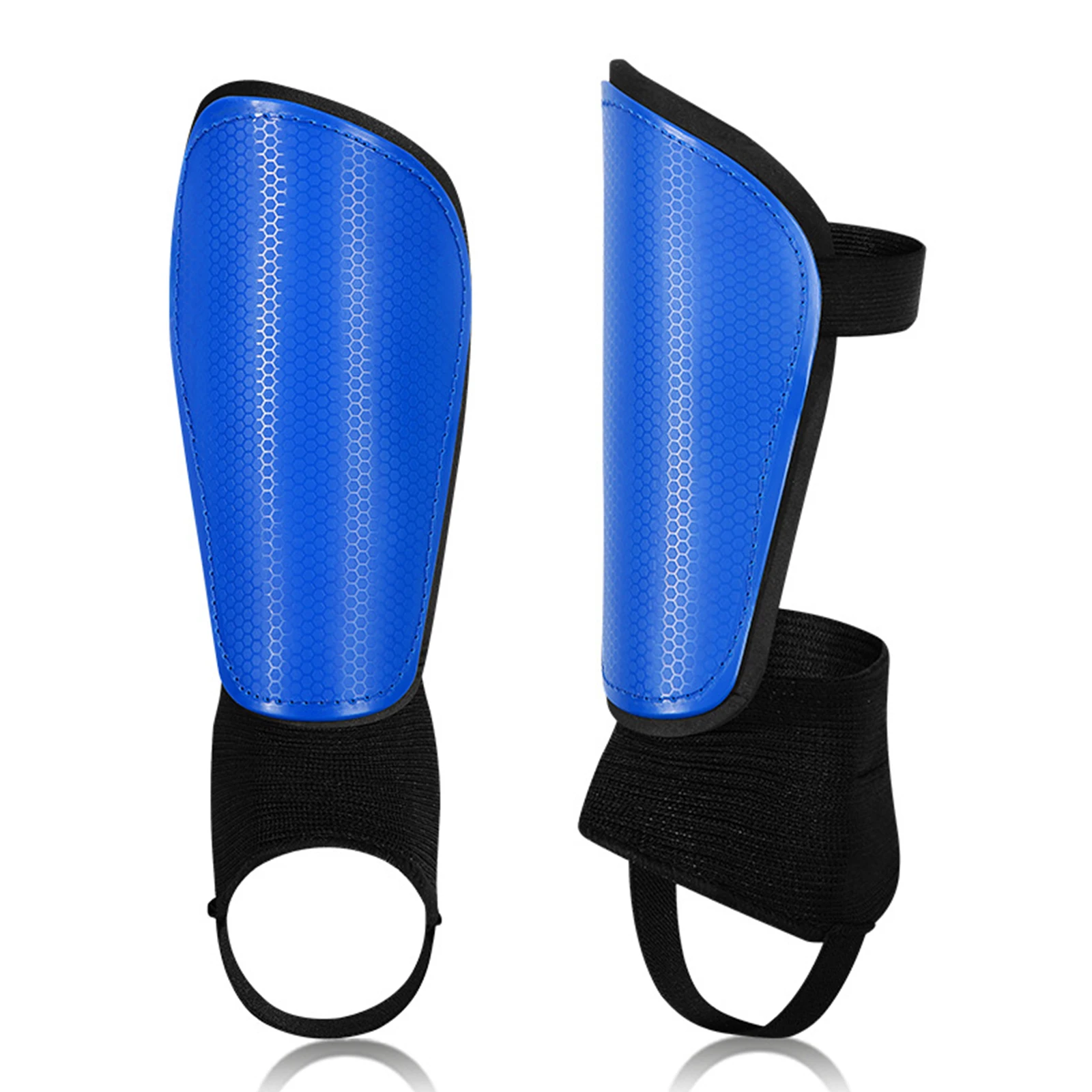 Soccer Shin Guard Ankle Protector Adjustable Straps Football Protective Gear Equipment For Kids Youth Adults