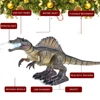 RC Spinosaurus toys will walk sound, light, electricity, large mob spray dinosaur simulation best Christmas gift 2