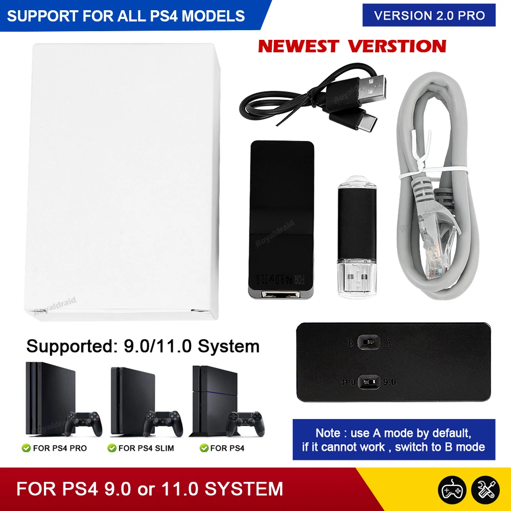 PlayStation4 - ゆうくん専用 V2.0 Pro One Key JB Tool USB Adapter For PS4 FW 9.0 11.0
