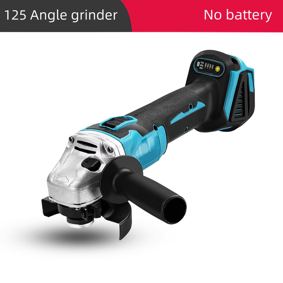 125mm Brushless Impact Angle Grinder 18V 800W Electric Cordless Polishing Grinding Machine Rechargeable For Makita Battery