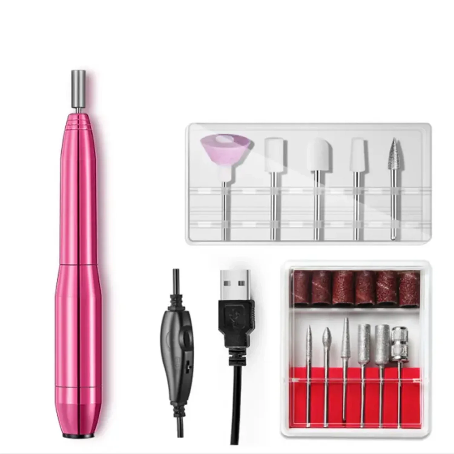 Electric USB Charging Nail Cutter Drilling Machine for Precise Pedicure, Professional Electric Nail File Tools 2