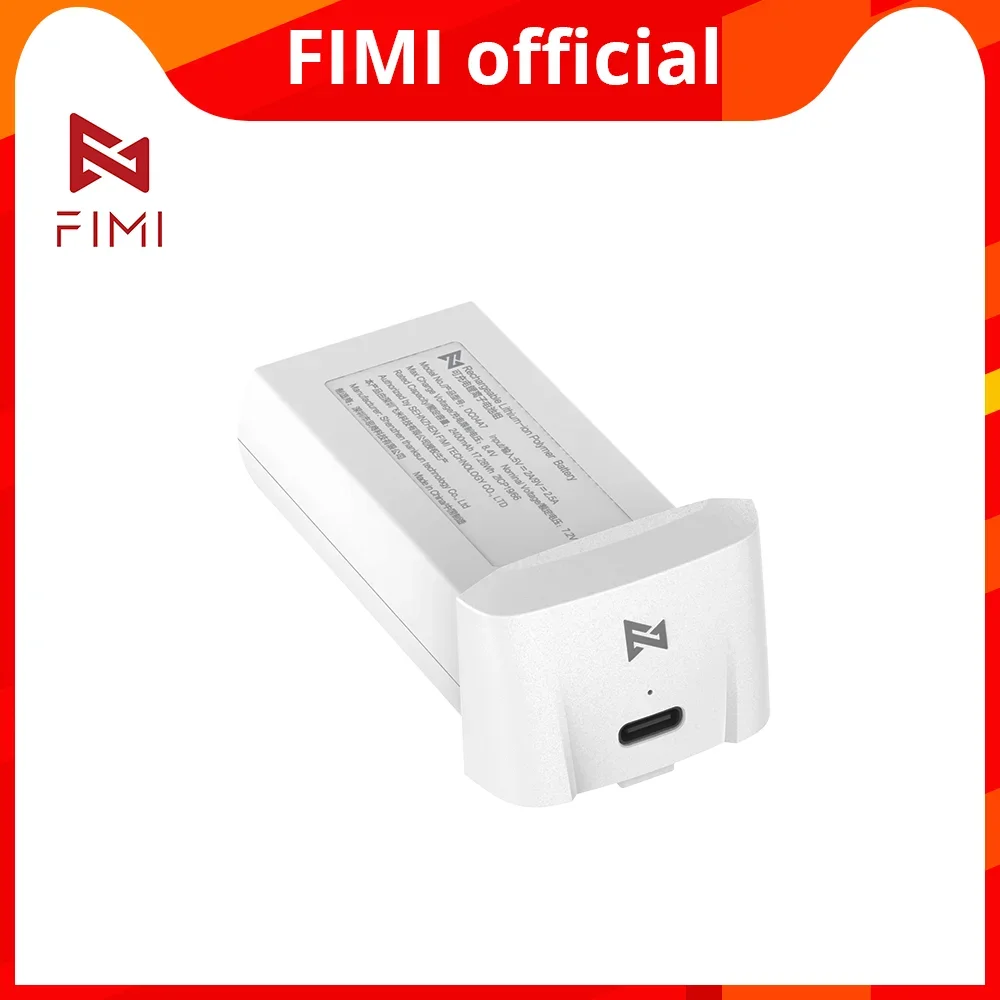 FIMI X8 MINI 3 & X8 MINI V2 Drone Pro Battery original batterie RC Quadcopter bateria Rechargeable LiPo 2S Battery FIMI RC Store