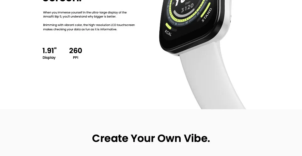 Buy Amazfit Bip 5 Smart Watch Bluetooth Calling & GPS Price In Pakistan available on techmac.pk we offer fast home delivery all over nationwide.