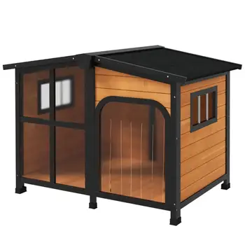 Natural Pet Dog House - Eco-Friendly Outdoor Shelter for Dogs | Fast Shipping 3