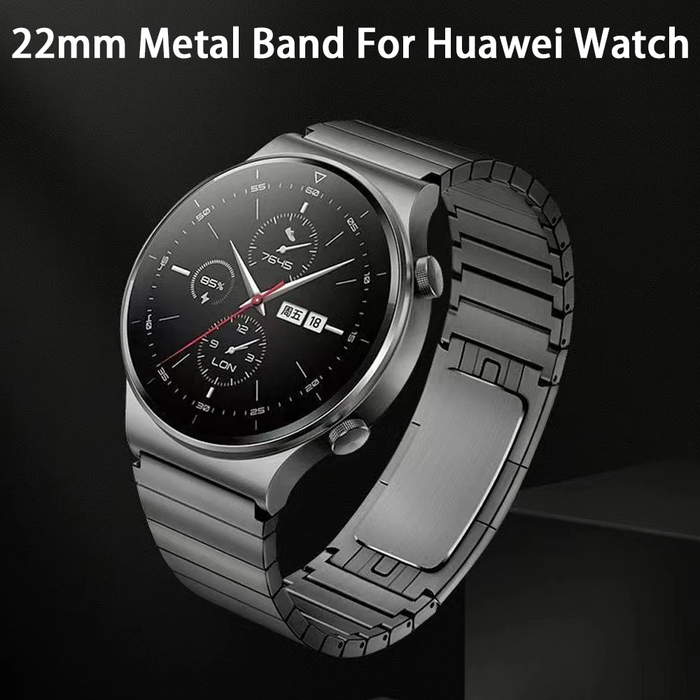 Premium Metal Bracelet 22mm Replacement Watchband Accessory