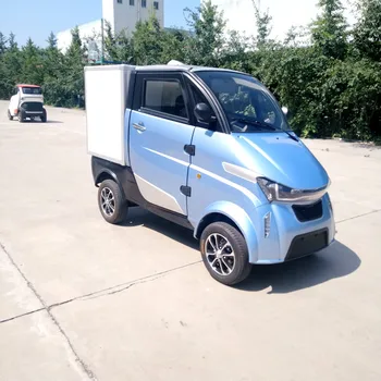 2022 Hot Selling Made Middle Steering Wheel Mini Electric Cargo Van Cargo Truck Goods Transport Van