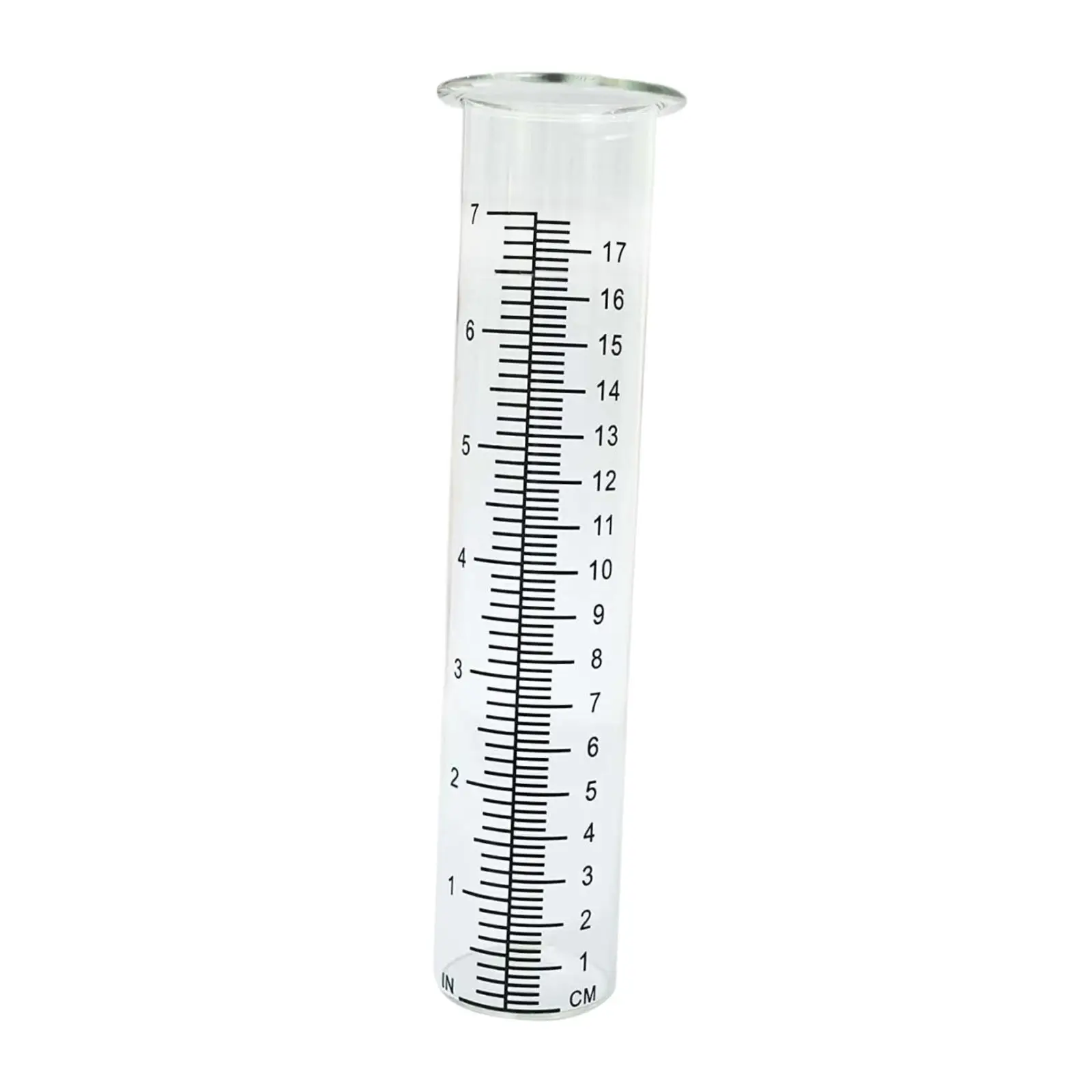 Rain Gauge Outdoor Rainwater Gauge with Scale for Deck Pathway Decoration
