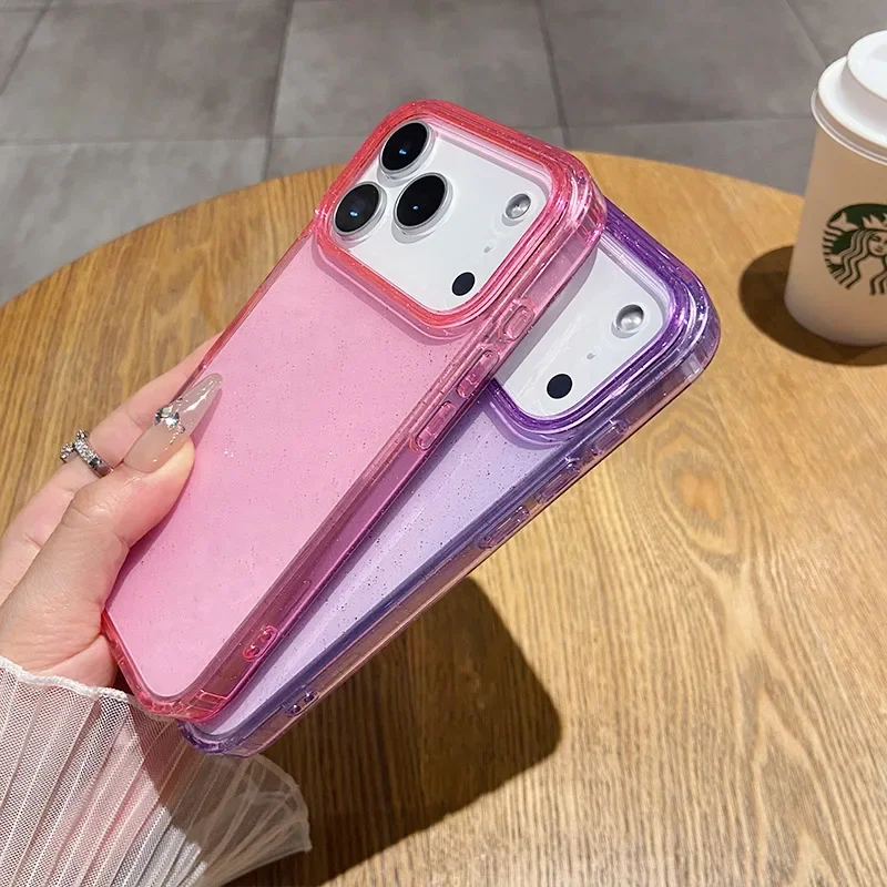 Luxury Fashion Bling Glitter Acrylic Shockproof Phone Case
