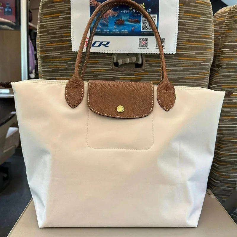 2024 New Large Capacity Classic Tote Bag Folding Designer Fashion Casual Shoulder Bag Women High Quality nylon Handbags sac