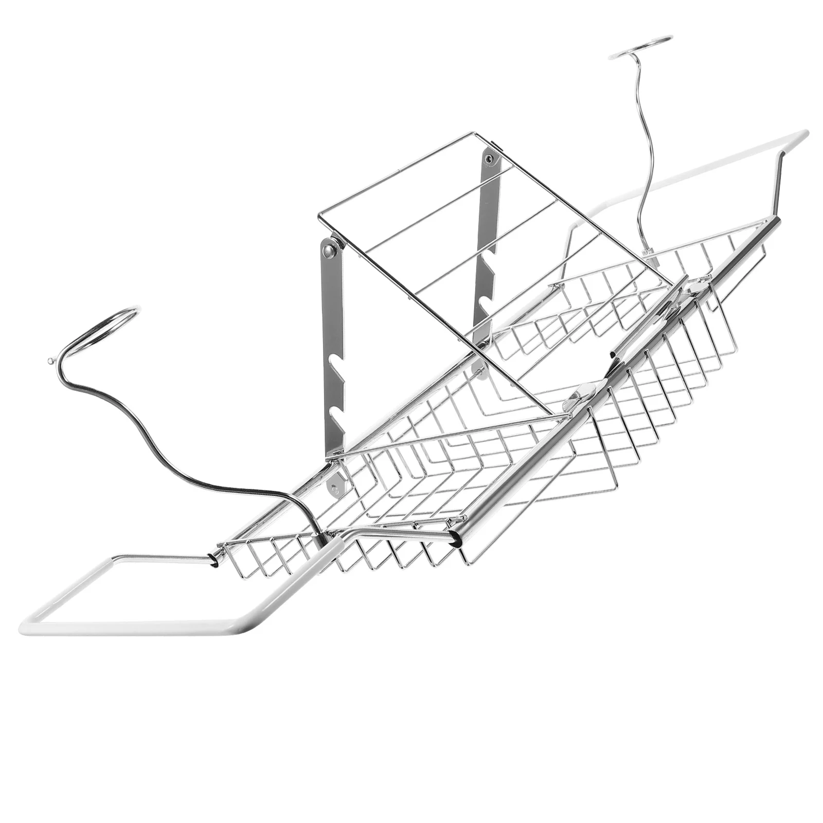 over The Tub Tray Kitchen Storage Organizer Bathtub Shelf Shower Bathroom Racks