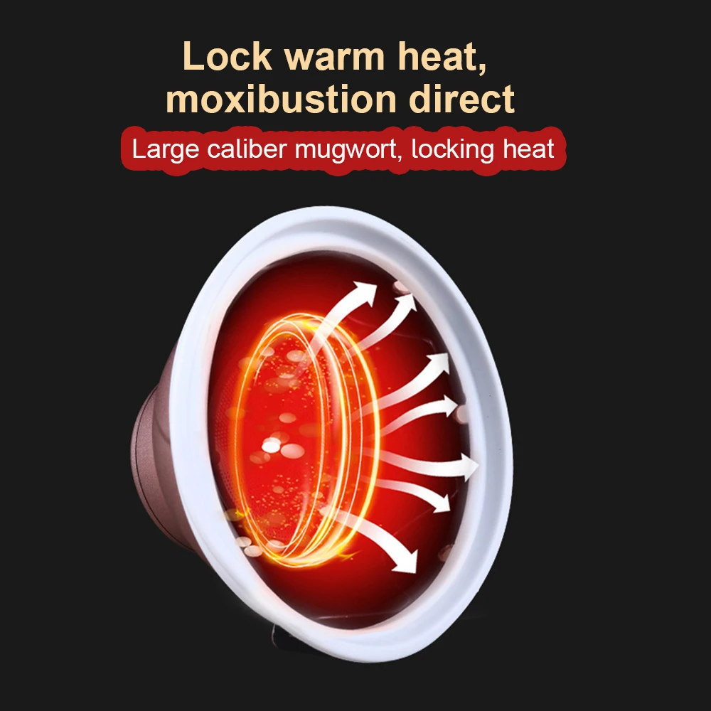 Household Portable Moxibustion Smokeless Moxibustion Device Box Temperature Control Warm Acupuntura MassageTherapy Health care