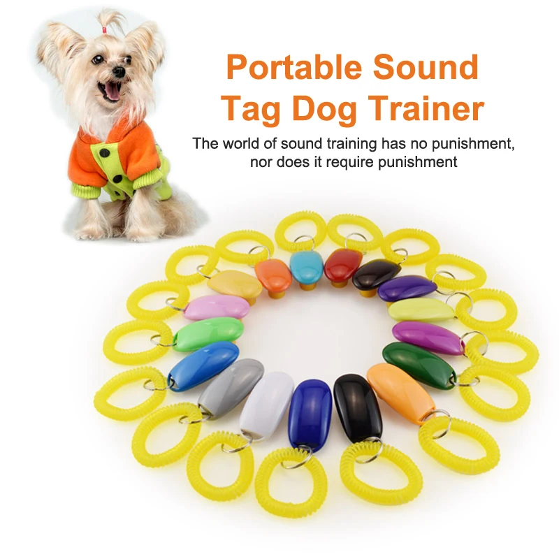 Portable Dog Training Whistle Clicker Dog Clicker Toys Pet Training Pet Supplies Sound Trainer Tools