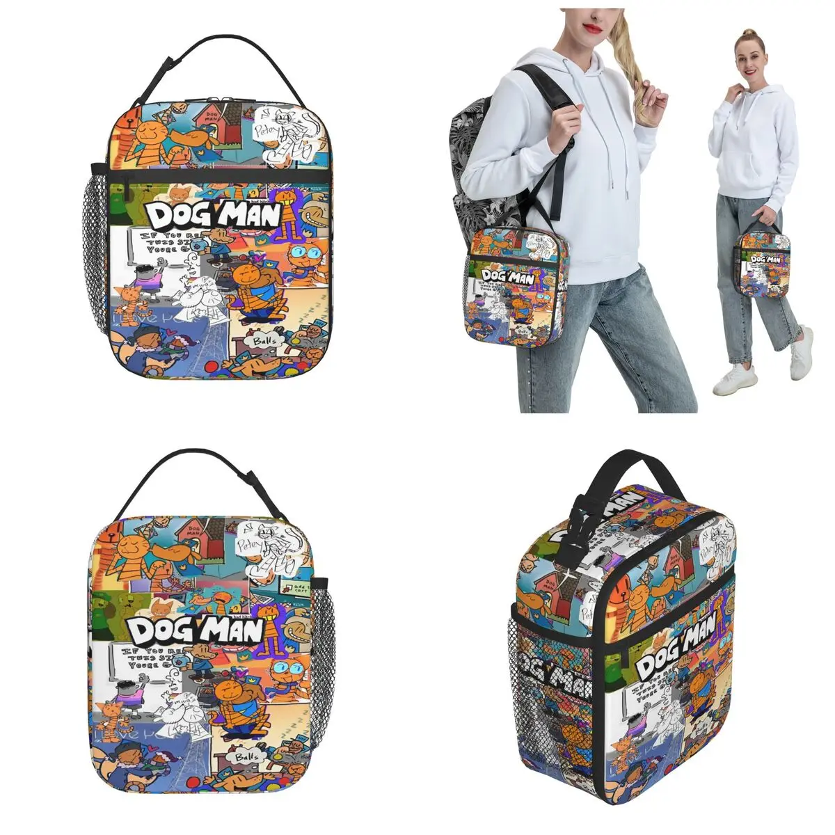 Lunch Box Dog Man Accessories Lunch Food Box Ins Style Cooler Thermal For Work