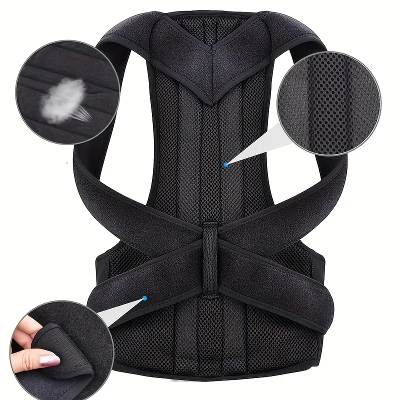 Back Posture Corrector Anti-camel Correction Belt Sitting Posture Correction Belt Back Orthopedic Adjustable