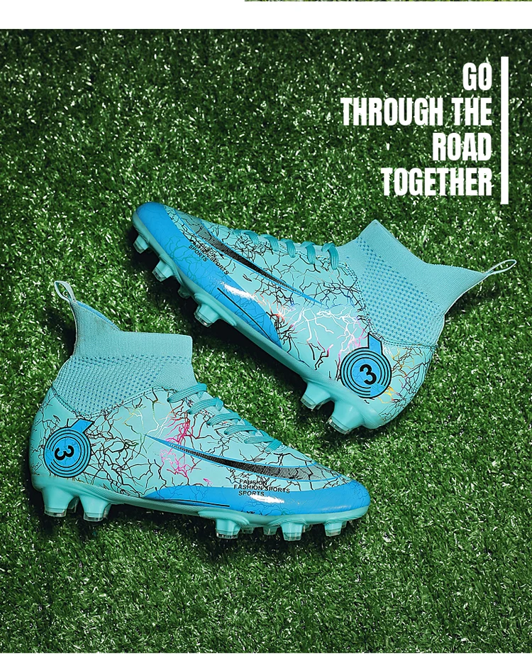Long Spikes Society Herren Fußball Indoor Rasentraining Fast Field Boots Cleats Mann Turnschuhe Futsal Fußballschuhe_voghion.com