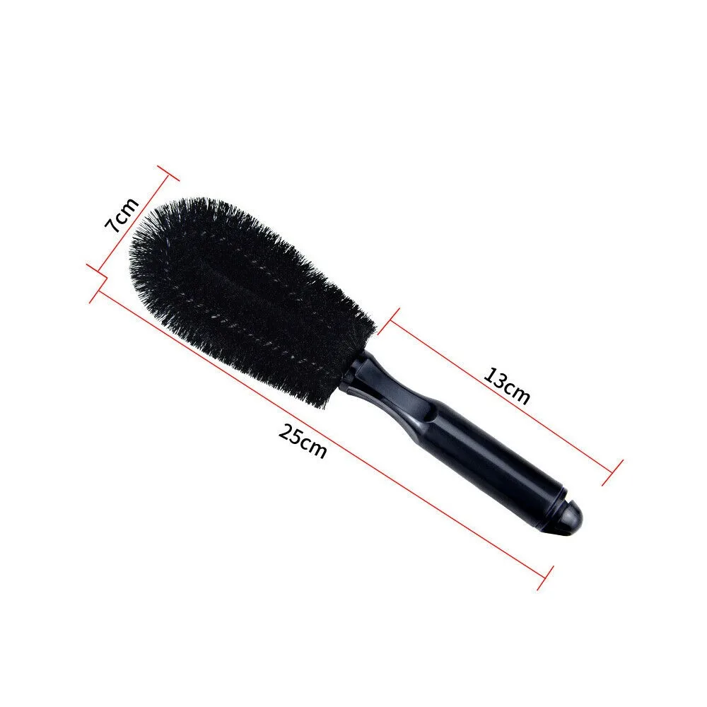 Car Wheel Cleaning Brush Tool Tire Washing Clean Tyre Alloy Soft Bristle Cleaner Cleaning Tool Car wheel cleaning brush car cleaning tool wheel brush wheel tire cleaning brush car wash brush car washing brush
