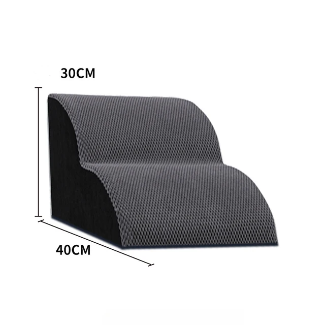 Pet Stairs & Ramp – 2/3 Step Washable Non-Slip Memory Foam Ladder for Dogs & Cats 5