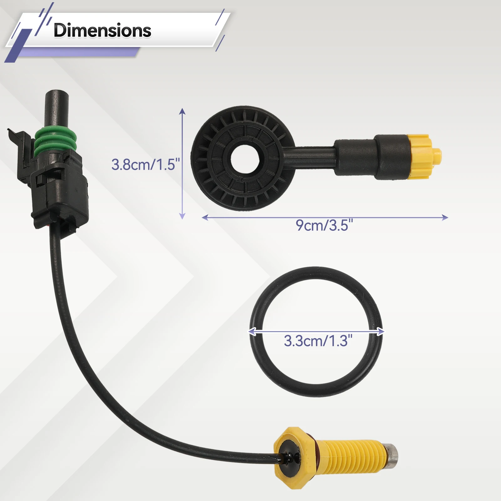 WKW500080 Diesel Fuel Filter Water Detector Sensor fuel filter water separator For Land Rover Discovery 3/4 Range Rover Sport 2006-2013 Car Accessories x1