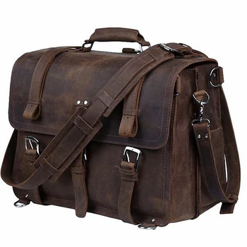 대용량 노트북 백팩, 서류 가방, 정품 가죽 가방, 남성용 숄더백, 이중 용도 비즈니스 가방, 야외 남성 토트백