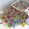 50Pcs/bag Colorful Basic Nylon Ealstic Hair Ties for Girls Ponytail Hold Scrunchie Rubber Band Kid Fashion Hair Accessories 6