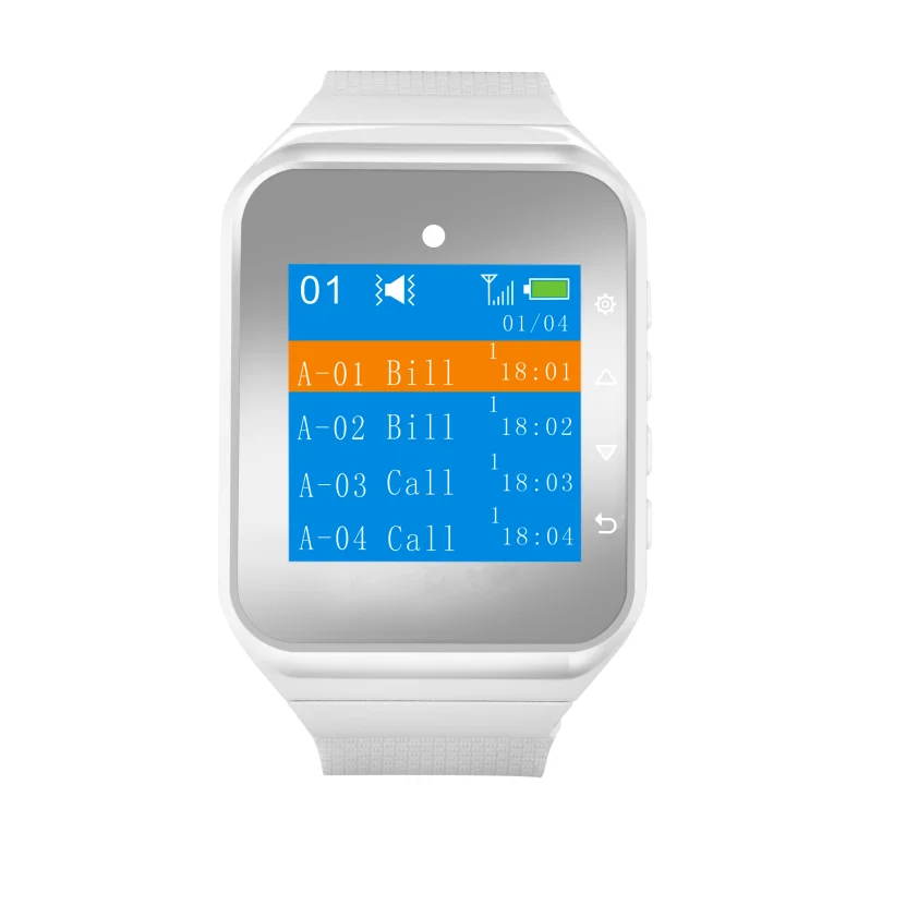 Restaurant Wireless Table Ordering System Smart Watch Receiver
