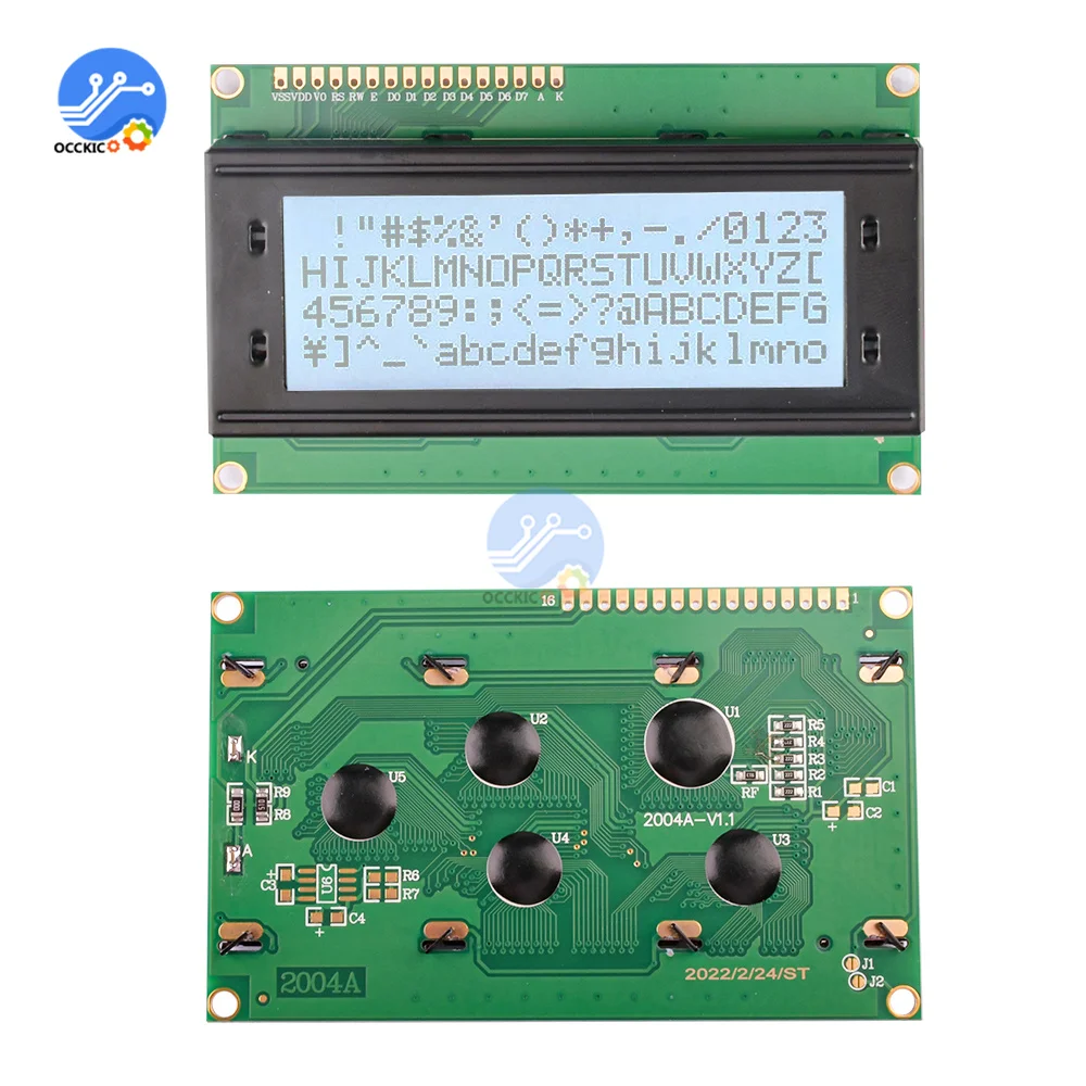 LCD2004 2004 20x4 2004A Blue/Yellow Green/White Screen SPLC780D Character LCD 5V 3.3V Display Module