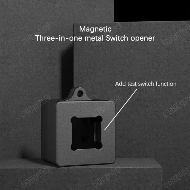 Switch Opener For Mechanical Keyboard 3 in 1 Aluminum Alloy Magnetic TTC Cherry MX Gateron Kailh Box Outemu Switches Tester 4
