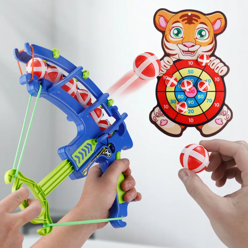 Frisbee,Jeu de fléchettes à balle collante Montessori pour enfants