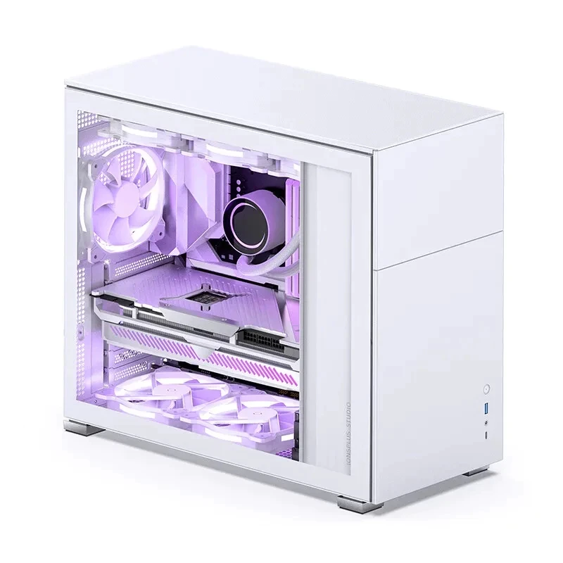 PC Case PC Chassis Computer Chassis Frame JONSBO D41 Desktop Chassis ATX motherboard/360 water-cooled MESH secondary screen version