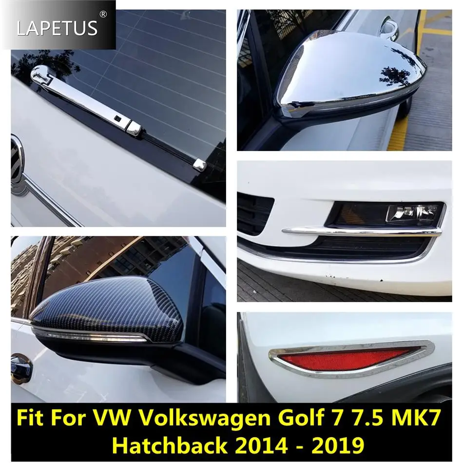 

Rear Window Wiper / Fog Light / Rearview Mirror Cover Trim For VW Volkswagen Golf 7 7.5 MK7 Hatchback 2014- 2019 Car Accessories