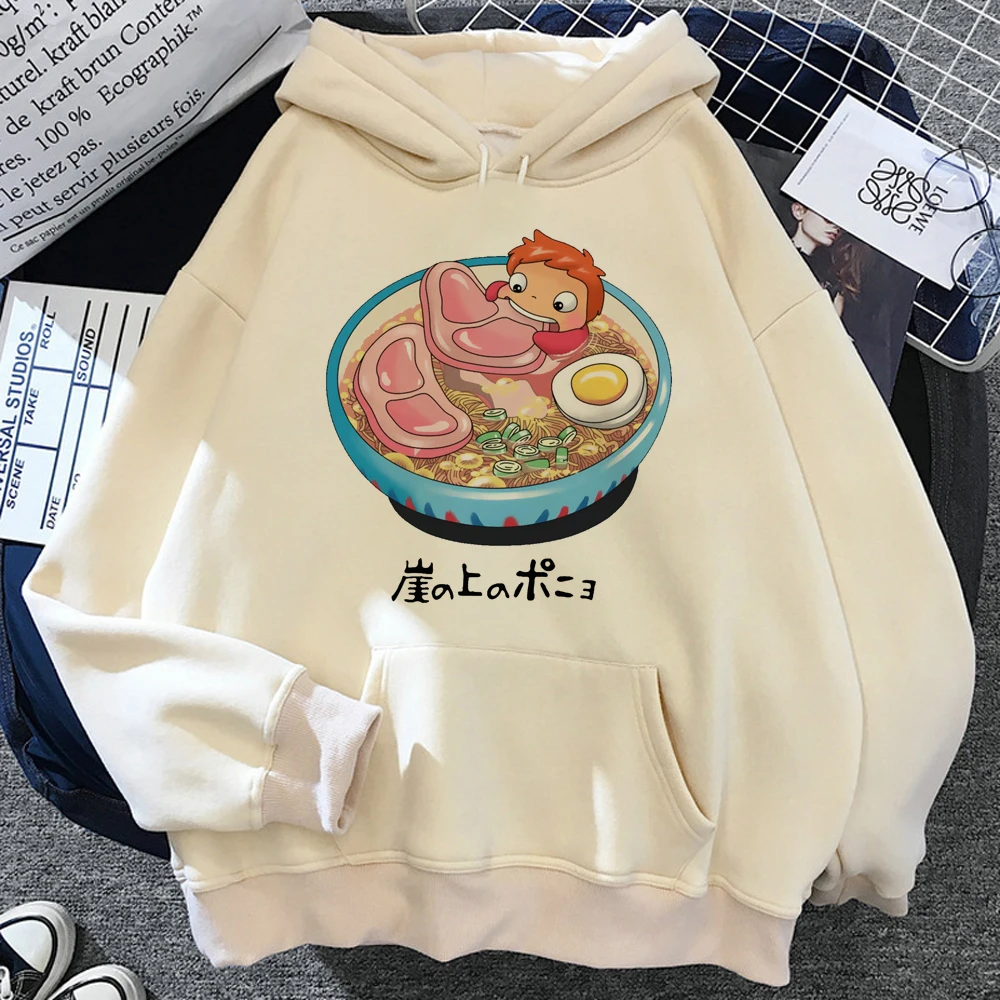 

Ponyo hoodies women graphic y2k aesthetic Korean style funny sweatshirts female Korean style sweatshirts